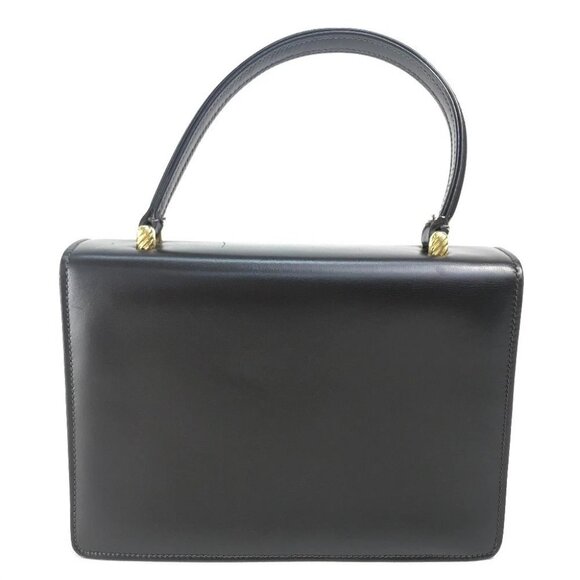 GUCCI Old Gucci accordion One handle Hand Bag Leather Brown x GoldHardware - Picture 3 of 13